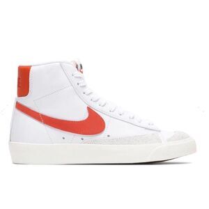 NEW Nike Blazer Mid '77 White/Mantra Orange/Sail/Cinnabar DZ4408-100 Sz 10